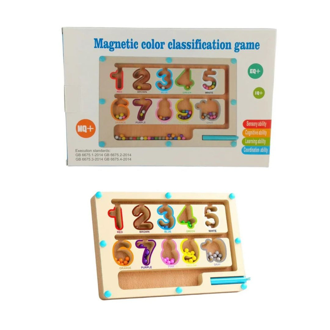 Magnetic Colour and Number Recognition Game