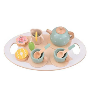 Wooden Afternoon Tea Set