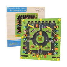 Load image into Gallery viewer, Magnetic Letter Vehicle Maze