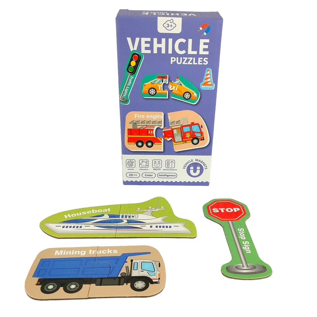 Magnetic Vehicle Puzzles