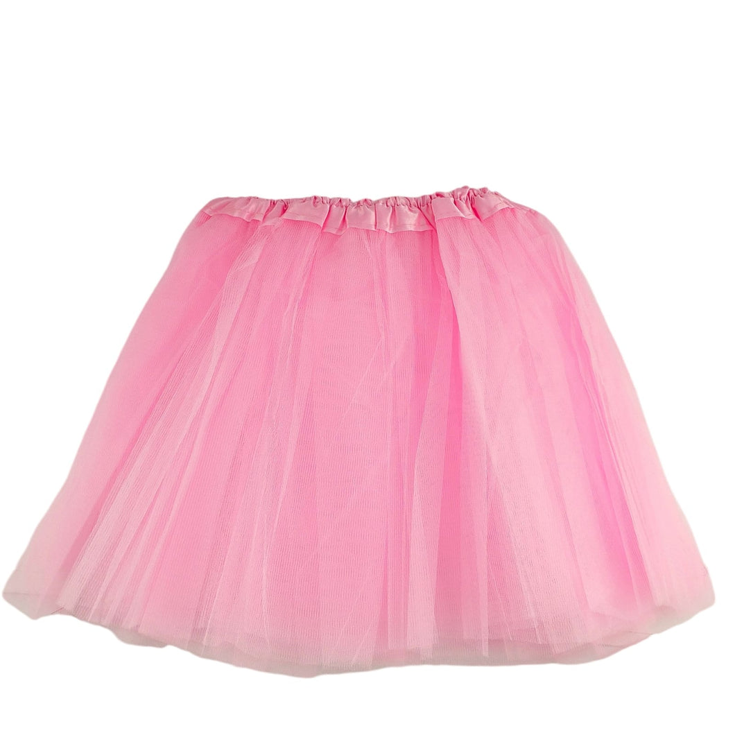 Pink Tulle Tutu with Satin Band