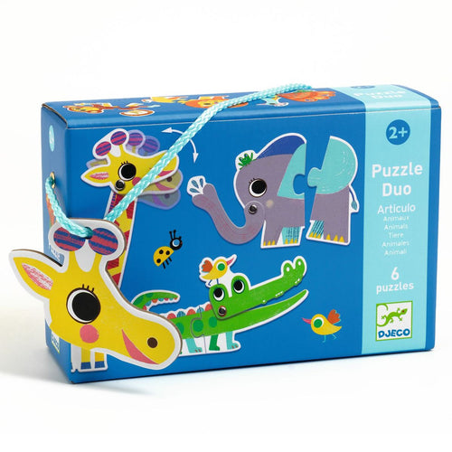 Djeco Duo Puzzle - Articulo Animals