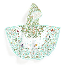 Load image into Gallery viewer, Djeco Rain Cape - Birds and Flowers (M)