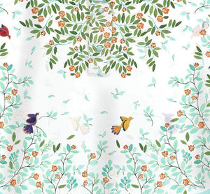 Djeco Rain Cape - Birds and Flowers (M)