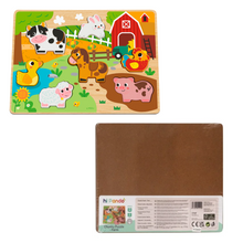 Load image into Gallery viewer, Stackable Chunky Farm Puzzle - hi Pando