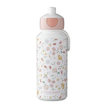 Load image into Gallery viewer, Little Dutch Mepal Drink Bottle Pop Up Campus 400ml - Flowers and Butterflies