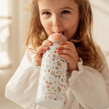 Load image into Gallery viewer, Little Dutch Mepal Drink Bottle Pop Up Campus 400ml - Flowers and Butterflies