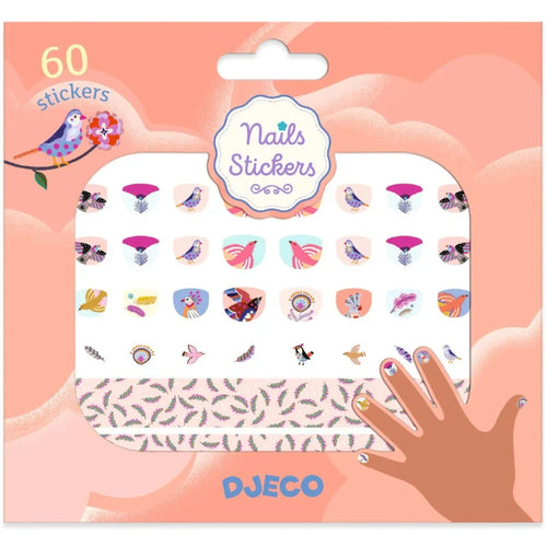 Djeco Nail Stickers - Feathers