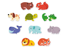 Load image into Gallery viewer, Djeco Duo Puzzle - Animals