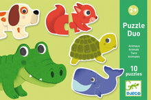 Load image into Gallery viewer, Djeco Duo Puzzle - Animals