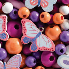 Load image into Gallery viewer, Djeco - Butterfly Wooden Beads