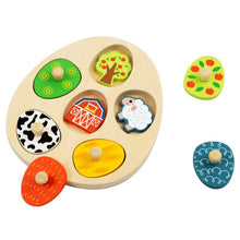 Load image into Gallery viewer, Multi-Layered Wooden Farm Puzzle- Hi Pando