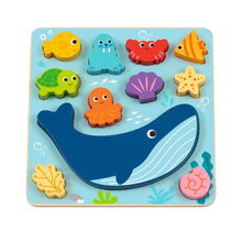 Load image into Gallery viewer, 2 In 1 Wooden Ocean Balancing Puzzle Game- Hi Pando