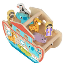 Load image into Gallery viewer, Wooden Noah's Ark- Hi Pando