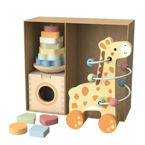 3-in-1 Giraffe Gift Box - TookyToy