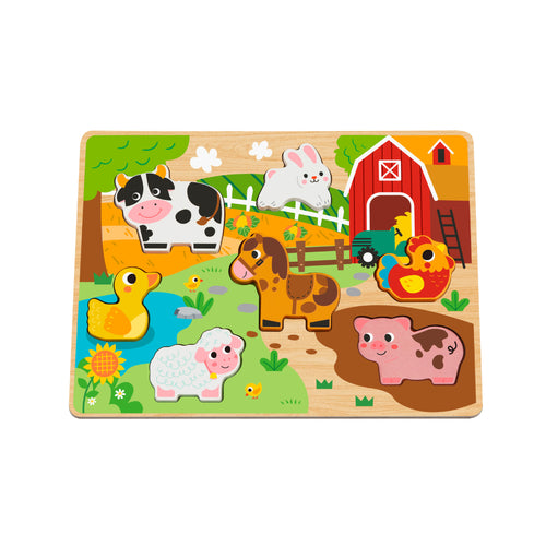 Stackable Chunky Farm Puzzle - hi Pando