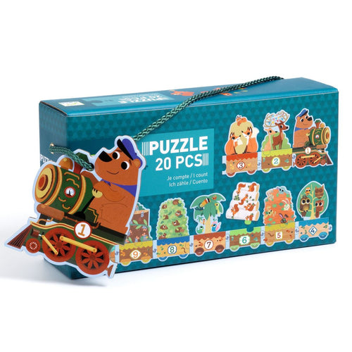 Djeco Frieze Puzzle - I count with Forest Animals