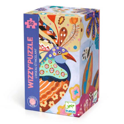 Djeco Sparkling Bird Puzzle - 50pcs