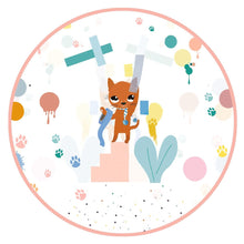 Load image into Gallery viewer, Djeco Rain Cape - Cat (S)