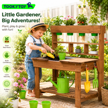Load image into Gallery viewer, Wooden Gardening Centre- TookyToy