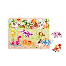 Load image into Gallery viewer, Dino Peg Puzzle - Tooky Toy