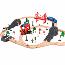 Load image into Gallery viewer, Fire Rescue Train Set - Tooky Toy