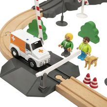 Load image into Gallery viewer, Fire Rescue Train Set - Tooky Toy