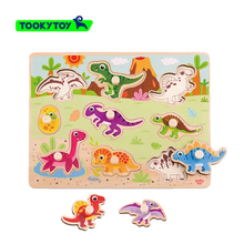 Load image into Gallery viewer, Dino Peg Puzzle - Tooky Toy