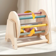 Load image into Gallery viewer, Wooden Montessori Drum Roller