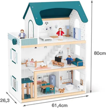 Load image into Gallery viewer, Elegant Wooden Doll House- Tooky Toy