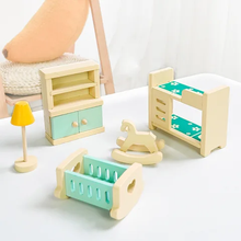 Load image into Gallery viewer, Wooden Dolls House Furniture