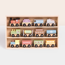 Load image into Gallery viewer, My Forest Friends Wooden Train and Carriage Set - Tooky Toy