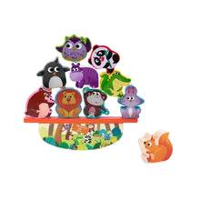 Load image into Gallery viewer, Wooden Animal Balance Beam Game
