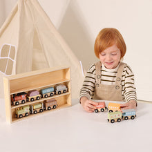 Load image into Gallery viewer, My Forest Friends Wooden Train and Carriage Set - Tooky Toy