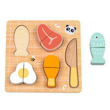 Load image into Gallery viewer, Wooden Cutting Proteins - hi Pando