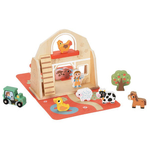 Wooden Farm Play Set - TookyToy