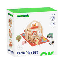 Load image into Gallery viewer, Wooden Farm Play Set - TookyToy