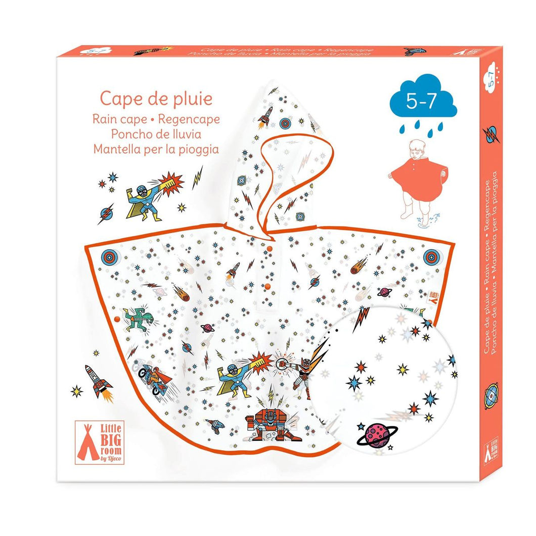 Djeco Rain Cape - Superhero (M)