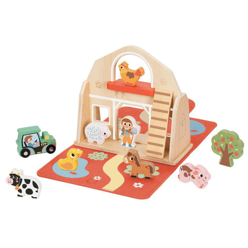 Wooden Farm Play Set - TookyToy