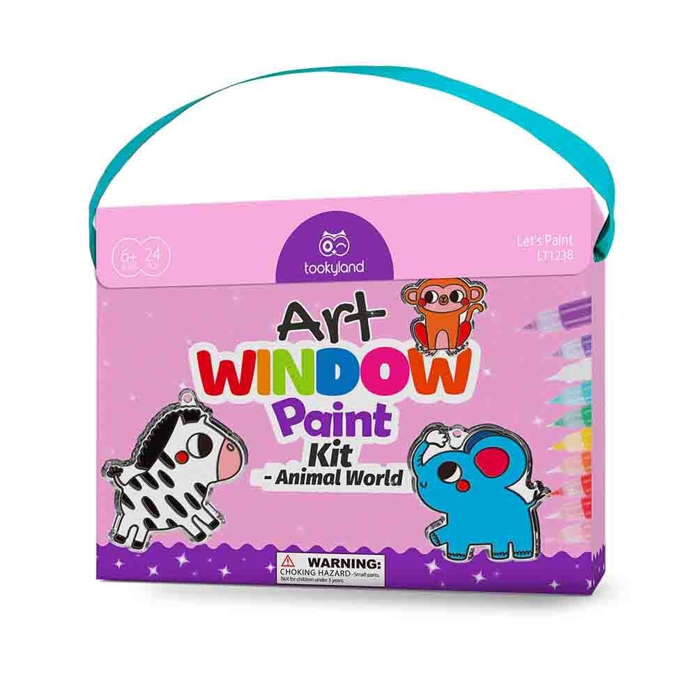 Animal World Window Art Kit - Tookyland