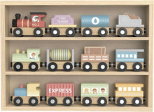 Load image into Gallery viewer, My Forest Friends Wooden Train and Carriage Set - Tooky Toy