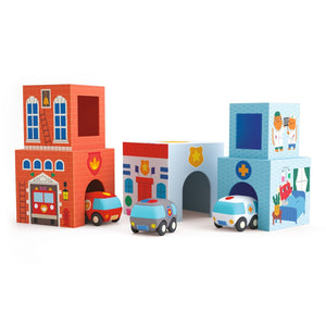 Djeco Topani Car Stacking Blocks