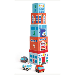 Djeco Topani Car Stacking Blocks