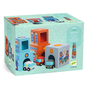 Djeco Topani Car Stacking Blocks