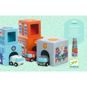 Djeco Topani Car Stacking Blocks