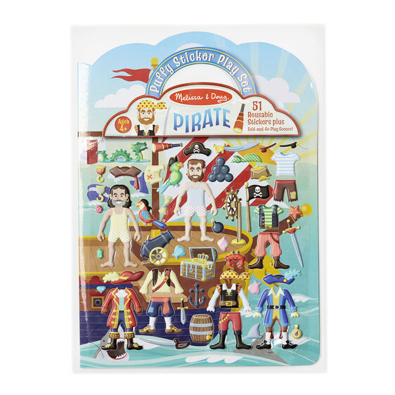 Puffy Stickers Play Set - Pirate - Melissa & Doug