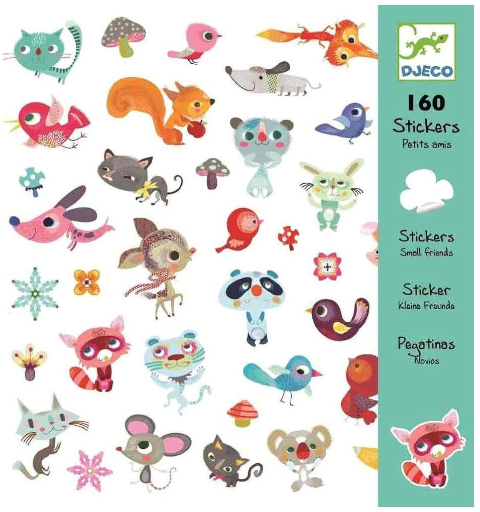 Small Friends Stickers (160 pc) - Djeco