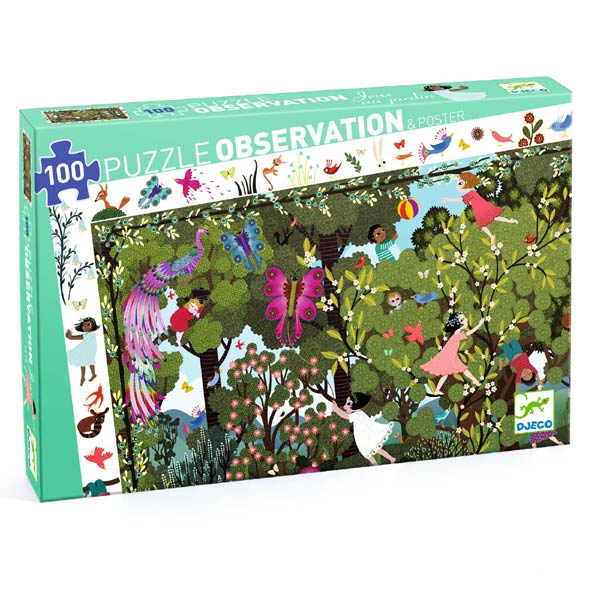 Garden Play Observation Puzzle - Djeco - 100 pc