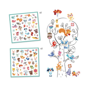 Small Friends Stickers (160 pc) - Djeco