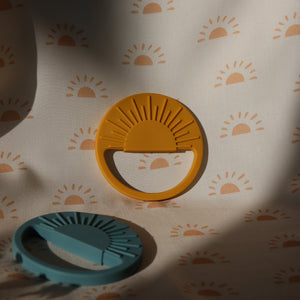 Silicone Sunshine Teether - Mustard - Tiger Lily